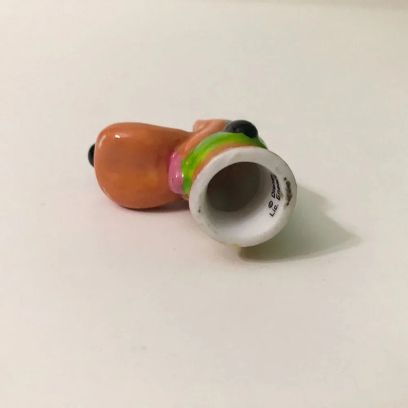 Enesco Disney Mickey and Co Pluto Figure Head Ceramic 2 Inch Tall - Picture 10 of 16